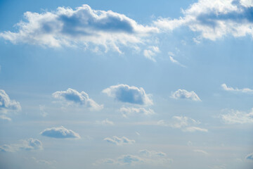 sky and clouds as background during the day, bright and beautiful
