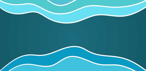 Abstract design blue geometric wave background with liguid shapes and lines. Fluid Landing page. Dynamic composition. Template for poster, backdrop, cover, brochure, wallpaper, and vector illustration