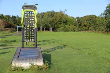 Treadmill in a park