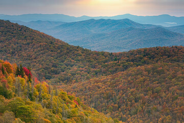 Early Morning in the Blue Ridge Mountains