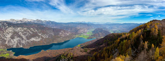 View from Bohinj ski vogel