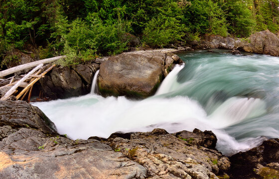 Cheakamus River Waterfall