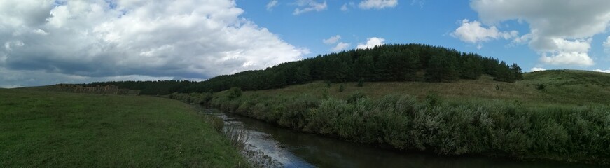 panorama of the mountains