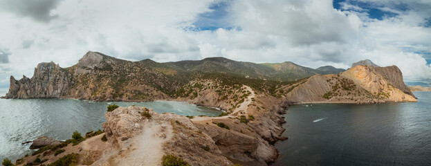 view from cape at Black Sea 