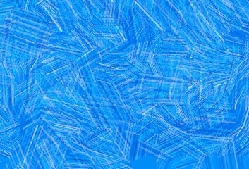 Light BLUE vector pattern with spheres.