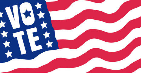 Obraz premium 2020 presidential election in USA
