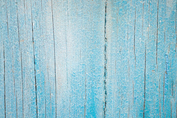Fototapeta na wymiar Vintage wood background with peeling paint. Copyspace.
