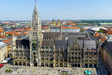 Munich skyline in Germany