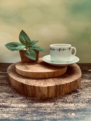 cup of coffee on table © Anna