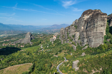 Fototapeta na wymiar Meteora rock landcape, Greece.