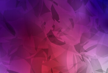 Light Pink, Red vector pattern with random polygonals.