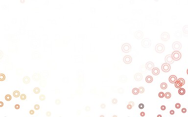 Light Pink vector background with spots.
