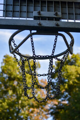 basketball hoop in the park