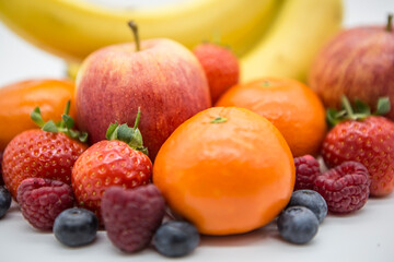 Fototapeta na wymiar bunch of fruit