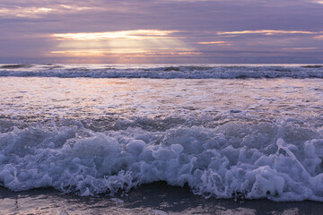 sunrise over the ocean