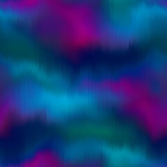 Seamless abstract pattern. Vivid degrade blur ombre radiant surreal blurry saturated digital wavy ocean water seamless repeat raster jpg swatch. Soft gentle subtle fuzzy soft out of focus blobs.