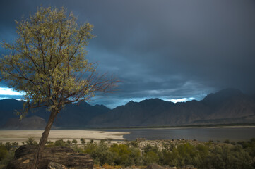 lake in the mountains
