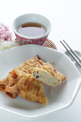 Chinese cuisine,, tofu skin and stuff dumpling