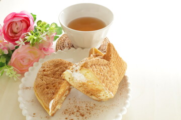 Japanese food, Taiyaki custard cream pancake