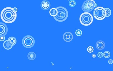 Light BLUE vector backdrop with dots.