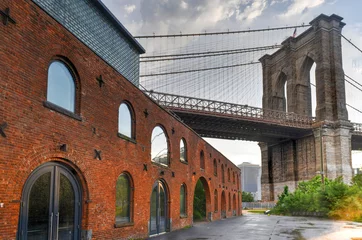 Türaufkleber Brookyn Bridge - New York City © demerzel21