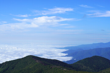Obraz na płótnie Canvas 那須、茶臼岳から望む雲海 