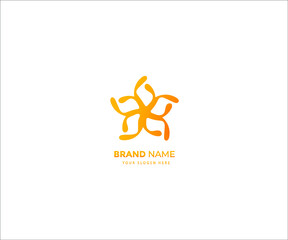 flower Corporate Invest Business Logo vector. 