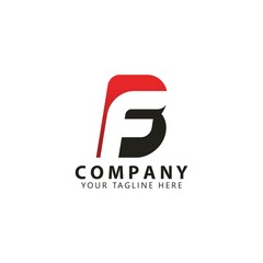 Initial FB Logo Design Vector