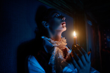 aristocrat with blood on his lips