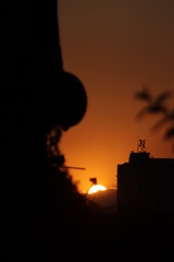 Obraz premium Por do sol no Subúrbio