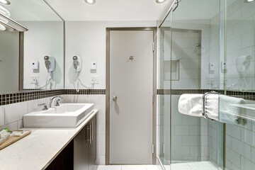 Real estate photography - Modern Scandinavian Style Hotel rooms in Montreal, Canada