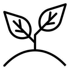 ecology line style icon. very suitable for your creative product.