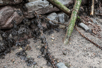 old stairs and ruins