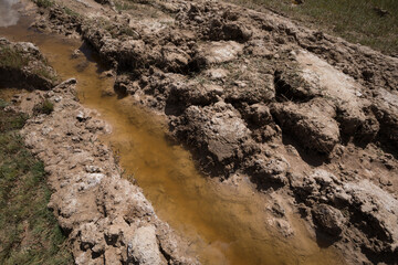 Tracks mean road to be stucked