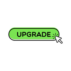 Vector Cursor With Upgrade Button