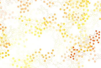 Light Red vector pattern with artificial intelligence network.