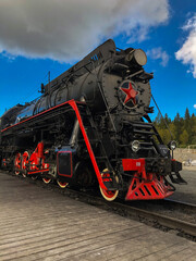 old locomotive ruskeala express