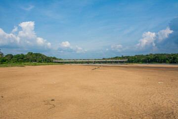 Fototapeta na wymiar Bharathapuzha river bridge