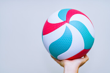 volley ball and hand in Japan