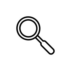 Magnifying Icon Design Illustration Template