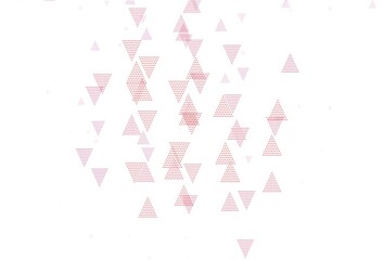 Light Pink, Red vector background with polygonal style.