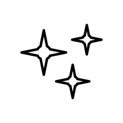 Sparkle Icon Design Vector Template Illustration