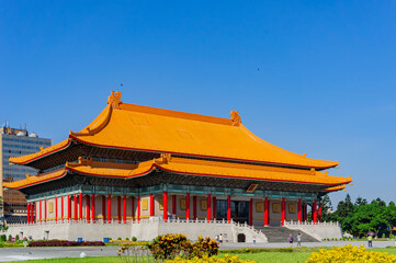 Naklejka premium at National Chiang Kai-shek Memorial Hall, Taipei, Taiwan