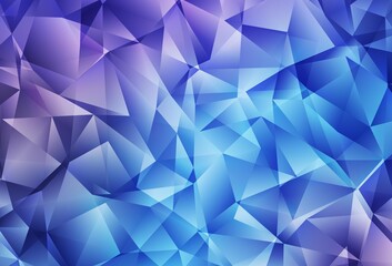 Obraz premium Light Pink, Blue vector abstract polygonal template.