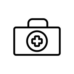 First Aid Kit Icon Design Vector Template Illustration