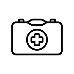 First Aid Kit Icon Design Vector Template Illustration
