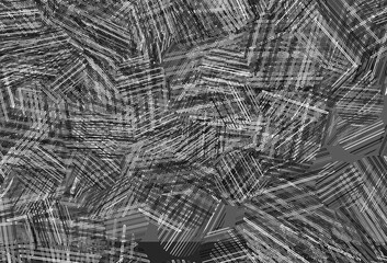 Light Gray vector background with bubbles.