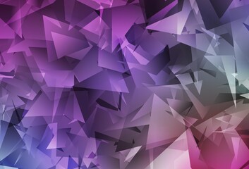 Light Multicolor vector abstract polygonal background.
