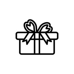 Gift Flat Icon Design Vector Template Illustration