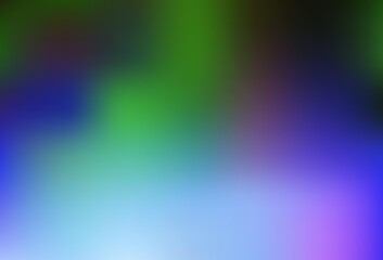 Light Pink, Green vector blurred bright texture.